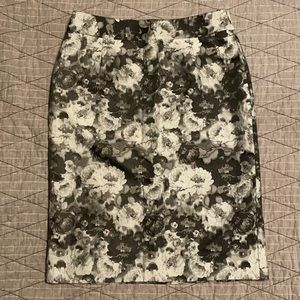 Banana Republic Floral Pencil Skirt